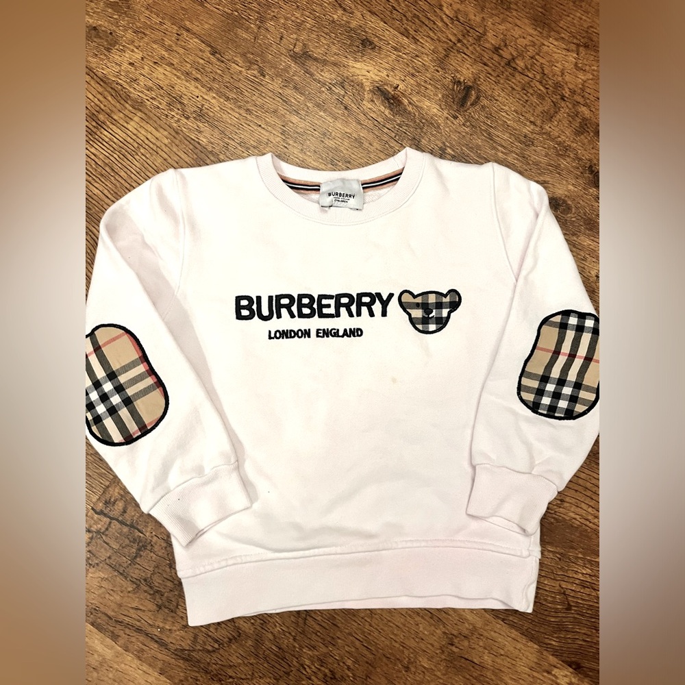 Burberry girls toddler crewneck size 3t